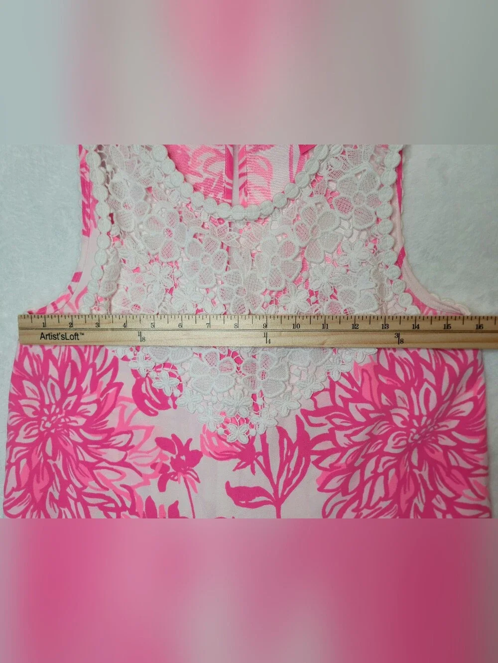 Lilly Pulitzer Nala Soft Shift Sleeveless Dress Sz 00 Resort White Caliente Pink